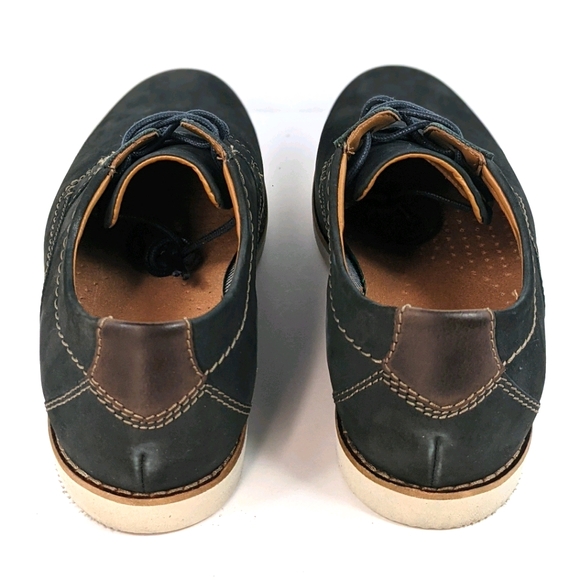 Clarks Oxford Raharto Plain Blue casual dress - Picture 6 of 7